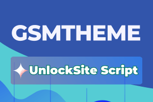 GSM Theme Unlocking Script -  Lifetime Activation (1 Year Support + Updates + GSM Pay Included) [Auto Api]✅